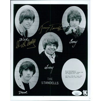 The Standells Dick Dodd Larry Tamblyn Signed 8x10 Glossy Photo JSA Authenticated