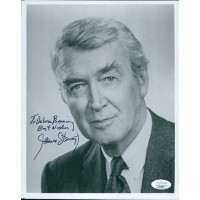 James Jimmy Stewart Actor Signed 8x10 Glossy Photo JSA Authenticated