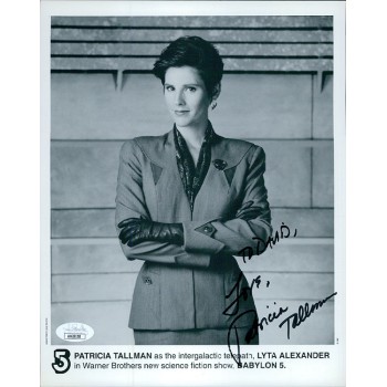 Patricia Tallman Babylon 5 Actress Signed 8x10 Cardstock Photo JSA Authenticated