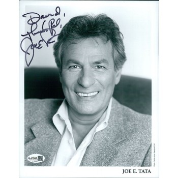 Joe E. Tata Actor Signed 8x10 Glossy Promo Photo JSA Authenticated Personalized