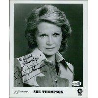 Sue Thompson Singer Signed 8x10 Glossy Promo Photo JSA Authenticated Kinks