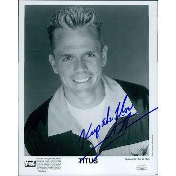 Christopher Titus Actor Writer Signed 8x10 Glossy Promo Photo JSA Authenticated