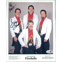 George Tomsco Mr. Fireball Signed 8x10 Cardstock Promo Photo JSA Authenticated