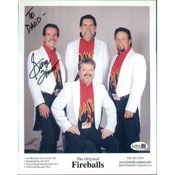 George Tomsco Mr. Fireball Signed 8x10 Cardstock Promo Photo JSA Authenticated