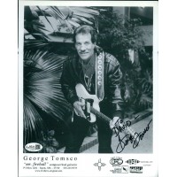 George Tomsco Mr. Fireball Signed 8x10 Cardstock Promo Photo JSA Authenticated