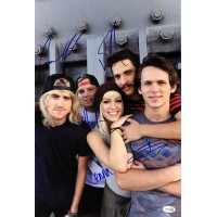 Tonight Alive Band Signed 12x18 Glossy Photo JSA Authenticated Jenna McDougall