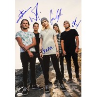 Tonight Alive Band Signed 12x18 Glossy Photo JSA Authenticated Jenna McDougall