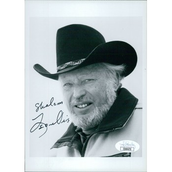Leon Uris Writer Signed 5x7 Glossy Photo JSA Authenticated
