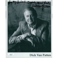 Dick Van Patten Actor Signed 8x10 Cardstock Photo JSA Authenticated