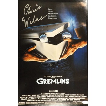 Chris Walas Gremlins Signed 12x18 Matte Photo JSA Authenticated Light Crease