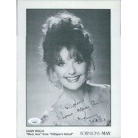 Dawn Wells Gilligan's Island Signed 8x10 Cardstock Promo Photo JSA Authenticated