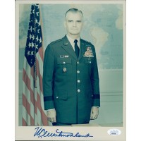 General William Westmoreland US Army Signed 8x10 Glossy Photo JSA Authenticated