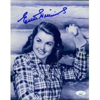 Esther Williams Actress Signed 8x10 Glossy Photo JSA Authenticated