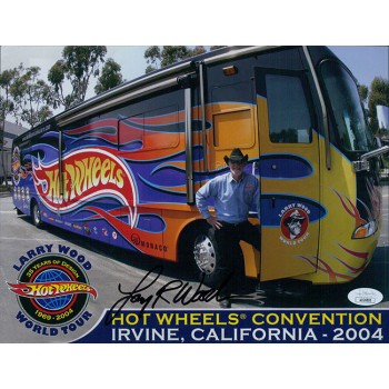 Larry Wood Hot Wheels Designer Signed 8.5x11 Page Photo JSA Authenticated