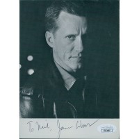 James Woods Actor Signed 5x7 Cardstock Photo JSA Authenticated Personalized