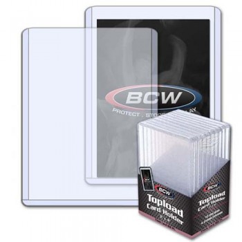 BCW 3x4 Thick Card Topload Holder 168 PT. (10-Count)