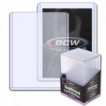 BCW 3x4 Thick Card Topload Holder 197 PT. (10-Count)