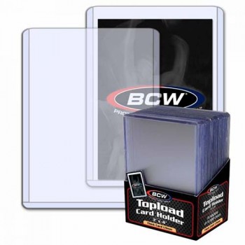 BCW 3x4 Thick Card Topload Holder 59 PT. (25-Count)