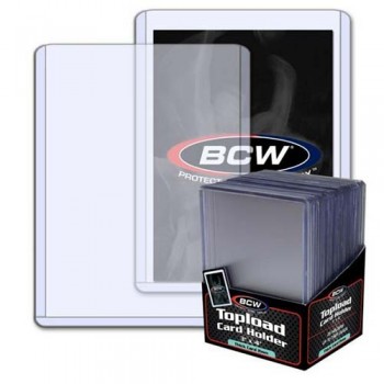 BCW 3x4 Thick Card Topload Holder 79 PT. (25-Count)