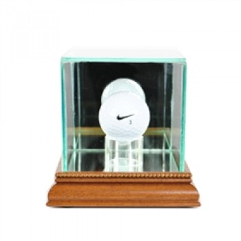 Deluxe real glass golf ball display