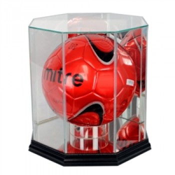 Deluxe real glass soccer ball display