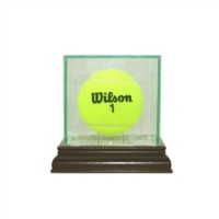 Deluxe real glass tennis ball display