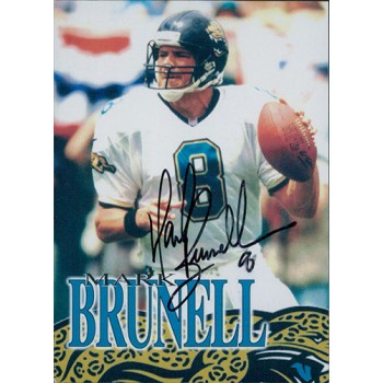 Mark Brunell Jacksonville Jaguars Signed 1997 Football Card #1 JSA Authenticated
