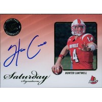 Hunter Cantwell Signed 2009 Press Pass Legends Saturday Signatures Card #SS-HC
