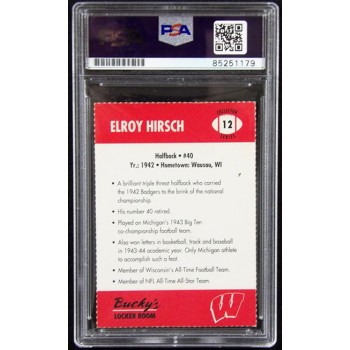 Elroy Hirsch Signed Football Legends Collector Series Card #12 PSA Authenticated