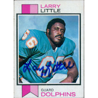 Larry Little Miami Dolphins Signed 1973 Topps Card #440 JSA Authenticated Larry Little Miami Dolphins Signed 1973 Topps Card #440 JSA Authenticated