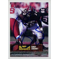 Corey Louchiey University of South Carolina 1994 Superior Rookies Autographed Card /5000 #64