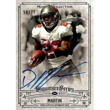 Doug Martin Buccaneers Signed 2014 Topps Museum Collection Card #SSA-DMA 58/75