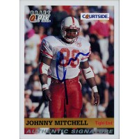 Johnny Mitchell Nebraska Cornhuskers 1992 Courtside Draft Pix Signed Card #75