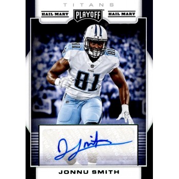 Jonnu Smith Tennessee Titans Signed 2017 Panini Playoff Hail Mary Card #RS-JU