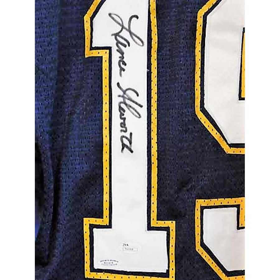 Lance Alworth Signed Jersey JSA Authenticated