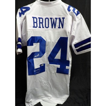 Larry Brown Dallas Cowboys Signed Custom Jersey Tristar Authenticated