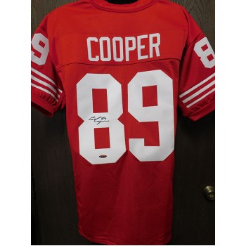 Earl Cooper San Francisco 49ers Signed Custom Jersey Tristar Auth
