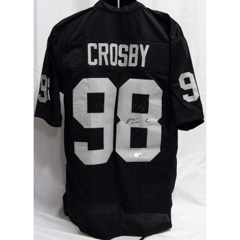 Maxx Crosby Las Vegas Raiders Signed Custom Jersey Beckett Authenticated BAS