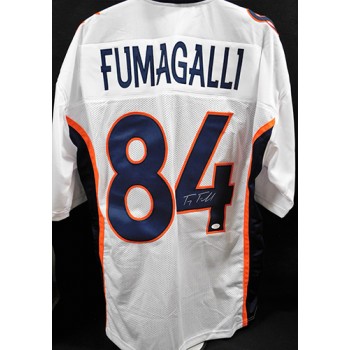 Troy Fumagalli Denver Broncos Signed Custom Jersey JSA Authenticated