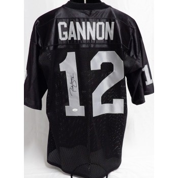 Rich Gannon Signed Oakland Raiders Custom Jersey JSA Authenticated