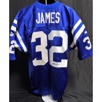 Edgerrin James Signed Indianapolis Colts Puma Authentic Jersey JSA Authenticated