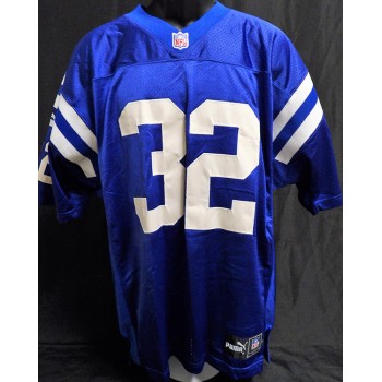 Edgerrin James Signed Indianapolis Colts Puma Authentic Jersey JSA Authenticated