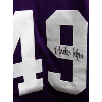 Arden Key LSU Tigers Signed Custom Jersey JSA Authenticated