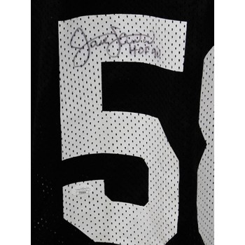 Jack Lambert Signed Pittsburgh Steelers Replica Jersey JSA Authenticated