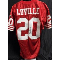 Derek Loville Signed San Francisco 49ers Authentic Jersey JSA Authenticated