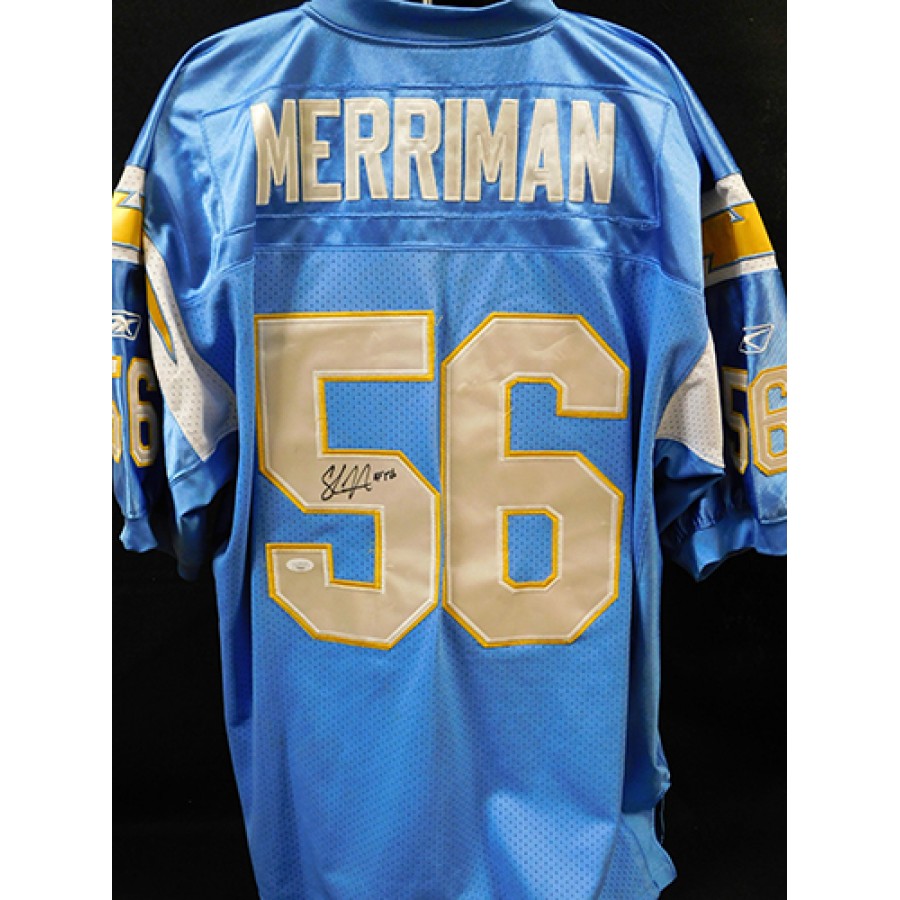 Shawne Merriman Signed San Diego Chargers Authentic Jersey JSA Authenticated