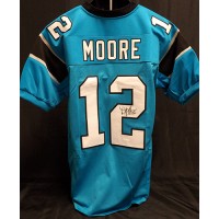 D.J. Moore Carolina Panthers Signed Custom Jersey JSA Authenticated
