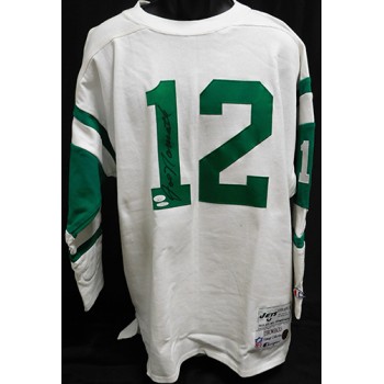 Joe Namath New York Jets Signed Throwback Sweater Jersey JSA Authenticated