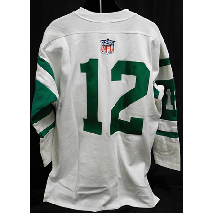 Jets Practice-Worn Jersey Signed By Joe Namath Jets - COA JSA