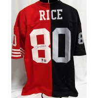 Jerry Rice San Francisco 49ers and Oakland Raiders Signed Jersey JSA Authentic
